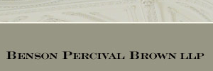 Benson Percival Brown LLP